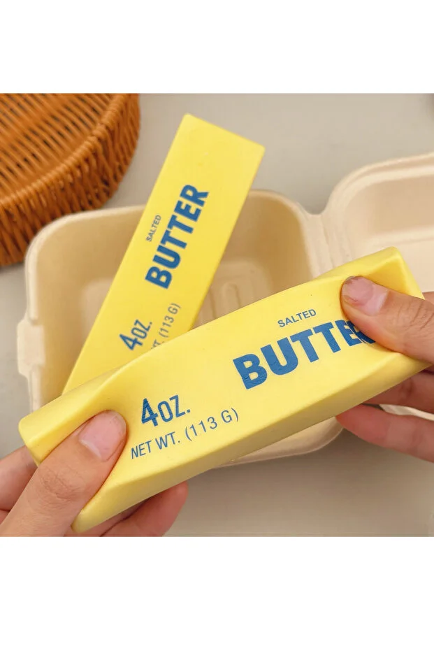 Butter Sukuşi Stres Oyuncağı Tereyağ Squishy Yumuşak Sıkma Oyuncağı Sensory Anti Stres Tekli